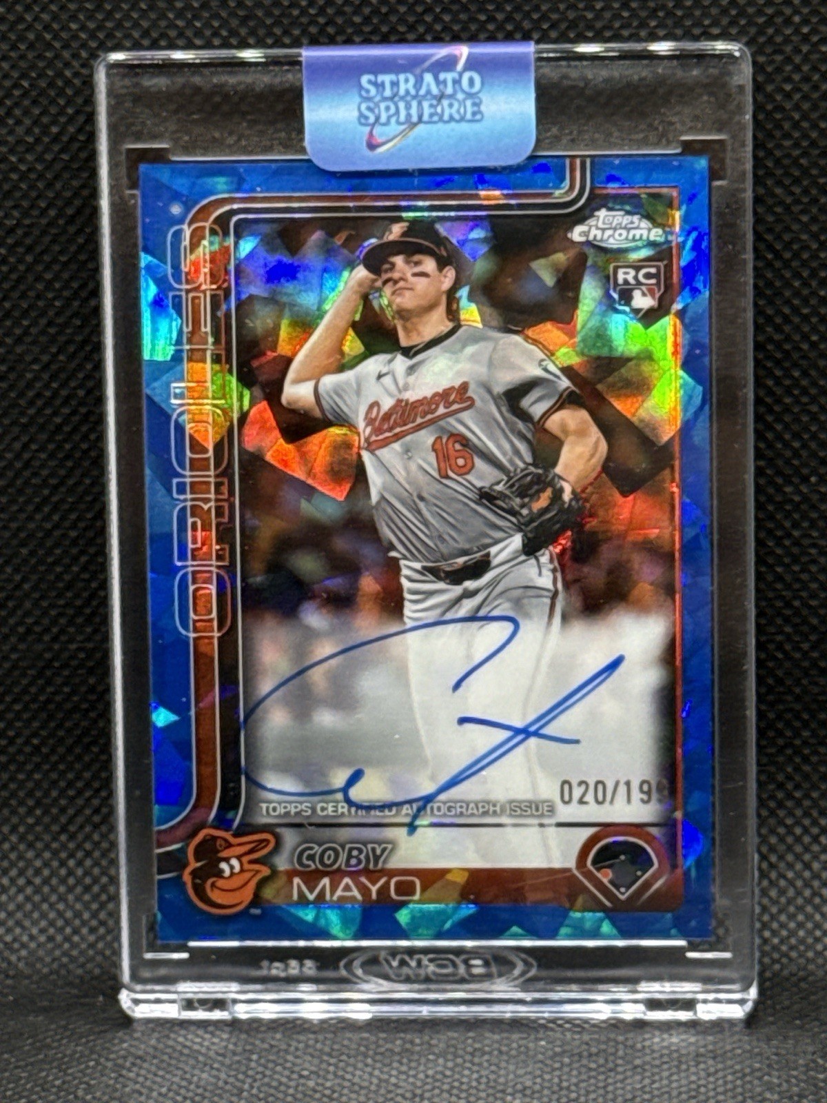 2025 Topps Chrome - Rookie Autographs Coby Mayo #RA-CMA Aqua Wave Refractor /199