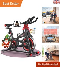 APP Compatible Spin Bike with LCD Display & Tablet Holder - Fitness Machine