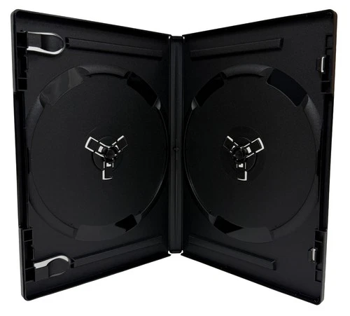 ULTRA PREMIUM STANDARD Black Double DVD Cases 14MM (100% New Material) Lot
