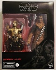 STAR WARS THE BLACK SERIES CHEWBACCA & C-3PO FIGURES EMPIRE STRIKES BACK