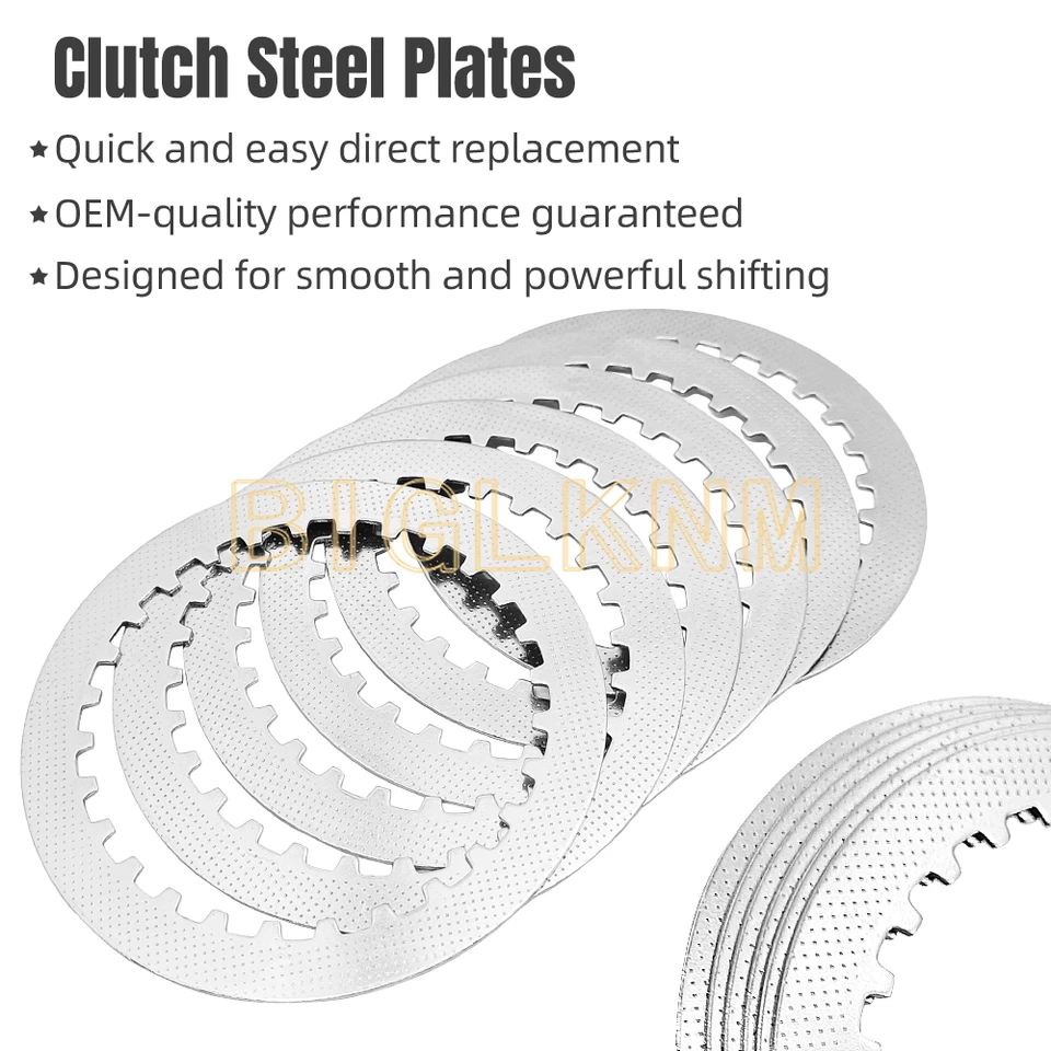Clutch Friction Plates & Spring Cover Gasket Kit For Suzuki Marauder VZ800 97-04 - Image 3 of 4