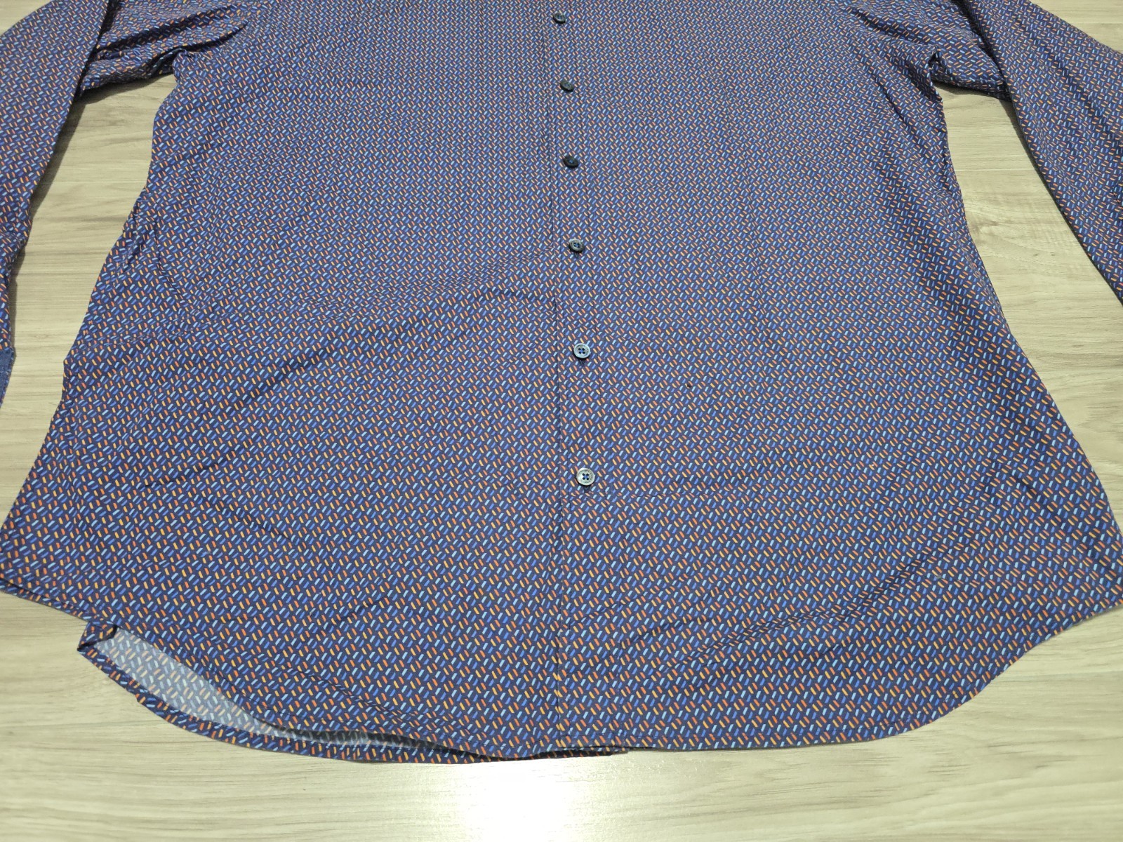 Bugatchi Button Shirt Classic Fit Pattern XL Cott… - image 2