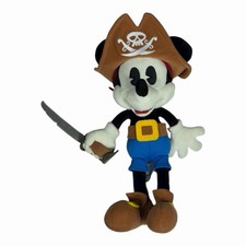 Mickey Mouse Disney Parks Pirates of the Caribbean 13" Plush Stuffed Animal Toy