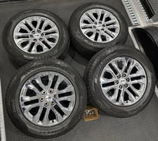 Ford F-150 20 Chrome Lariat Oem Factory Wheels Tires Rims Platinum Limited Tpms