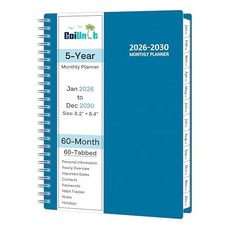 Monthly Planner 2026-2030, 5-Year Calendar Planner 2026-2030, Jan 2026   Dec