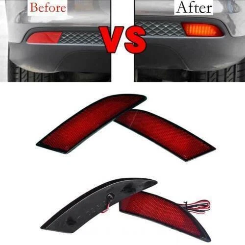 Parachoques trasero hatchback luz antiniebla 2 piezas señal de giro LED DRL 2012-14 para Ford Focus Foto 2 de 4