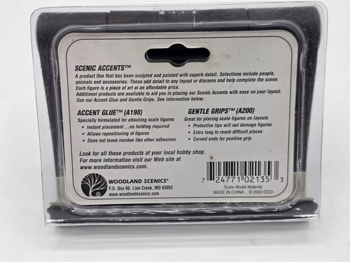 Scenic Accents A2135 Woodland Scenics Full Figured Professionals N Scale New - Picture 4 of 4