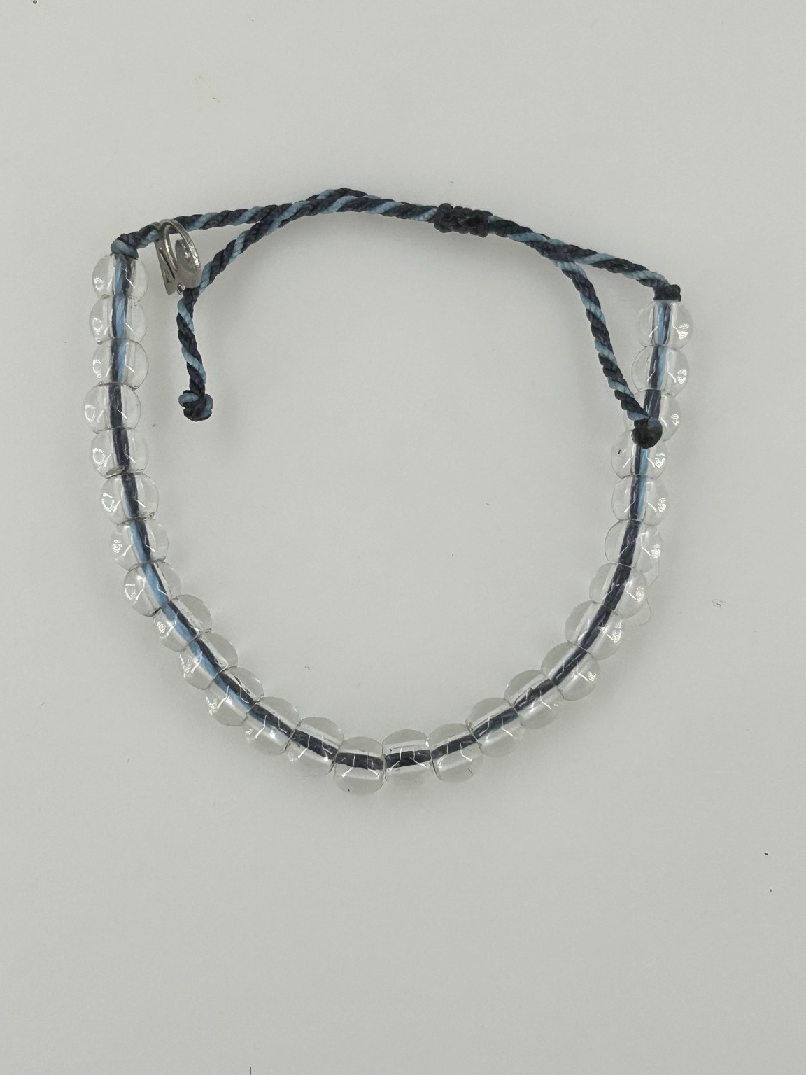 4Ocean Clear Beaded Adjustable String Bracelet Bl… - image 6