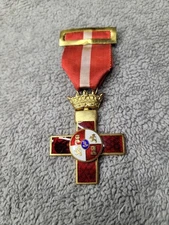 Vintage Spanish Air Force Order of Merit Cross Medal Aeronautical Military