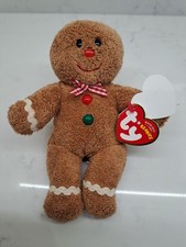 TY RARE MINT New Hansel Gingerbread Man Beanie Baby Christmas