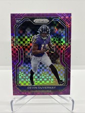 2020 Panini Prizm - Rookie Devin Duvernay #380 Purple Power Prizm /49 (RC)