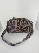 Unbranded Crossbody Bag Tapestry Boho Festival Purple Floral
