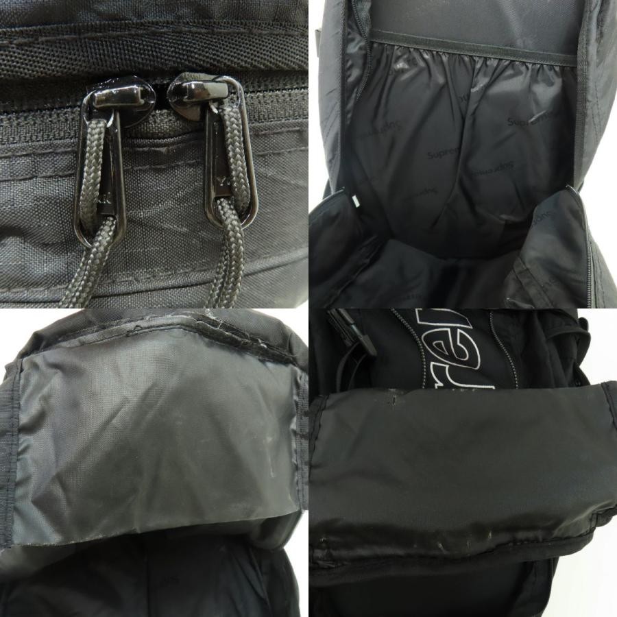 SUPREME 18AW Backpack Black 美品 Supreme Backpack (FW18) Black - FW18 - US