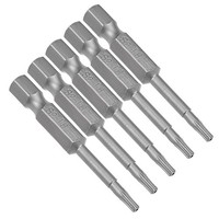 "5 Stk. 1/4\" Sechskantschaft T8 Magnetische Torx SchraubendrehereinsäTze 50Mm"