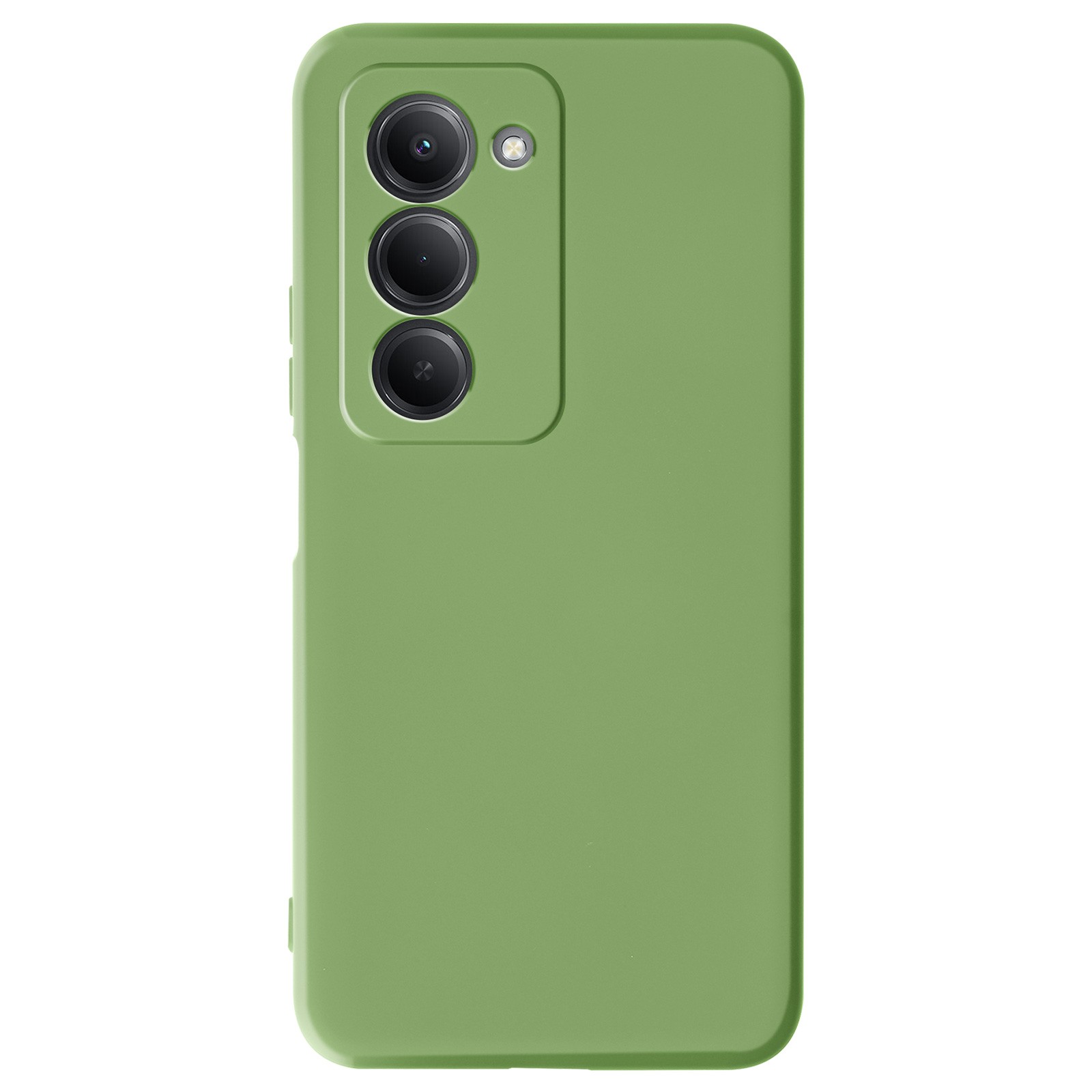 Coque Xiaomi Redmi 15 5G en silicone semi-rigide antidérapante Avizar vert forêt
