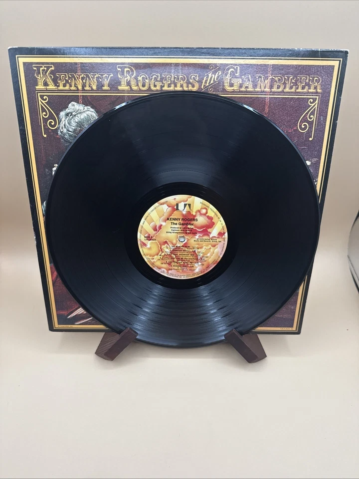 Kenny Rogers: the Gambler – 1978 Album Record Vinyl LP, VG, No Poster - Image 3 of 4