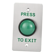 Push to Exit Button for Door Access Control Big Press Button IP68 Waterproof 