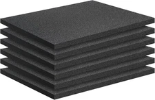 Polyethylene Foam Pads for Packing Sheets Black 16in*12in*0.4in, 