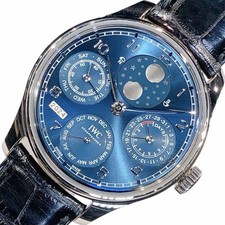 2017 IWC Perpetual Calendar 18K White Gold Watch IW503401