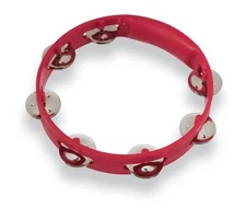 LP LPA181 Aspire 8-inch Red Tambourine with Steel Jingle