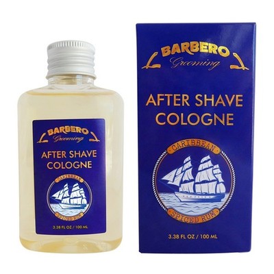 Barbero Grooming After Shave Cologne Caribbean Spiced Rum 100 ml 3.38 fl oz
