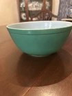 Vintage Pyrex #403 Green Mixing Bowl 2.5 Quart Made In USA