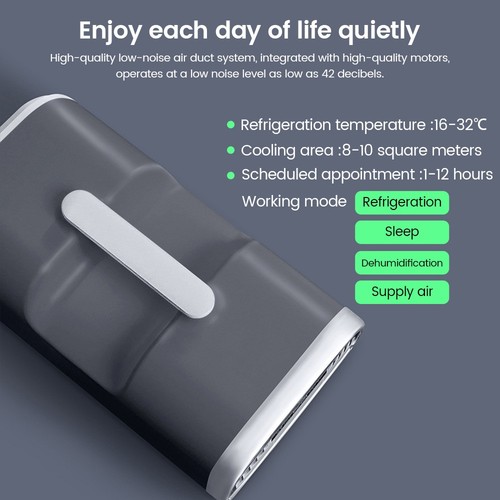 4 in 1 Mobiles Klimagerät Klimaanlage 4100 BTU Timer Heizfunktion + Kühlung 220V - Bild 6 von 11