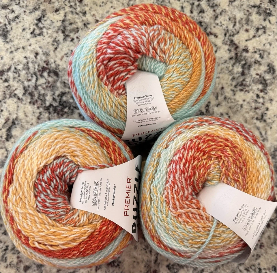 NUEVO Lote de 3 Rompecabezas Premier Algodón en Carnaval—3 Lotes Disponibles—Mismo Lote de Tintes Foto 2 de 4