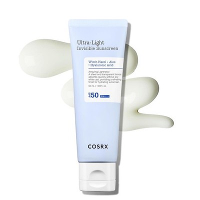 COSRX Ultra-Leichte Unsichtbare Sonnencreme LSF 50 Transparenter Sonnenschutz mi