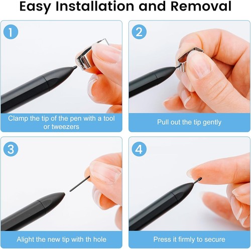10PCS Replacement Tips for Remarkable 2, Durable Pen Compatible Black - 第 4/7 張圖片
