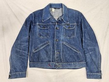 Size 46 Vintage Maverick 3j03mj 14oz Denim 70s/80s Sanforized Trucker Men Jacket
