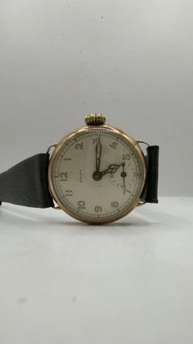 Vintage 1920s Authentic Rolex Dress Watch AM Band Model #329976 Works Great