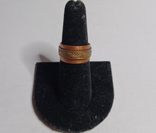 Very Nice Solid Copper Adjustable Ring Size 6.5