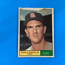 1961 Topps Ernie Broglio #420 Poor