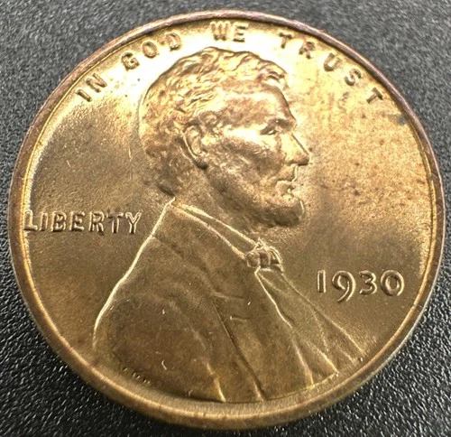 1930 Lincoln Wheat Cent MS Red