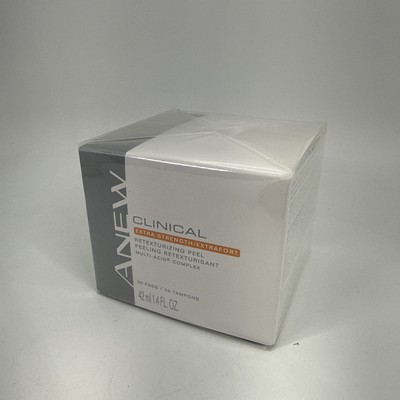 NEW SEALED Avon Anew Retexturing Multi Acid Complex Face Pads Treatment