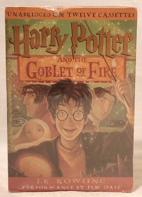 2000 Harry Potter And The Goblet Of Fire Unabridged 12 Audio Cassettes NEW NOS - Image 1 of 4