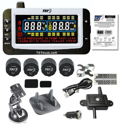 #ad TST 507 Tire Pressure Monitoring System amp; 4 Cap Sensors Metal Rubber Valve Stems $263.34