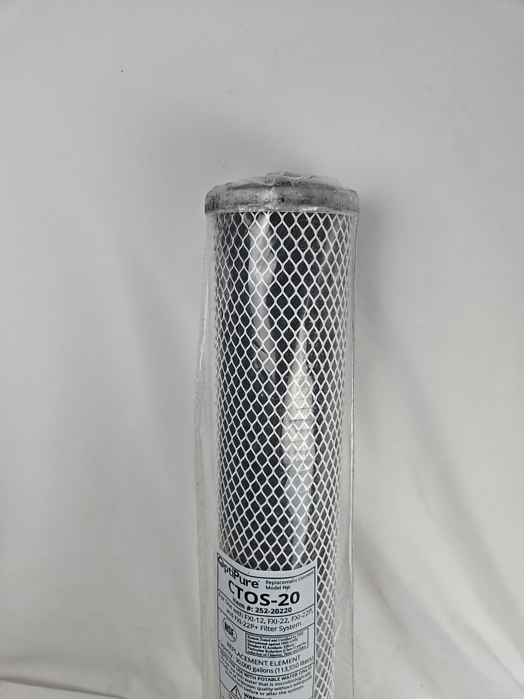 Optipure Opti Pure 25220220 Water Filter Replacement Cartridge CTOS20 FXI-22