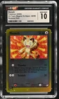 CGC 10 GEM MINT Meowth EX Team Magma Vs Aqua 42/95 Reverse Holo Pokemon Card