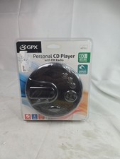 GPX PC332B Portable CD Player Antiskip Protection Fm Radio Stereo Earbuds Black