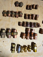 Lot of Copper Compression Fittings 3/4 1/2  Couple 5/8 3/8