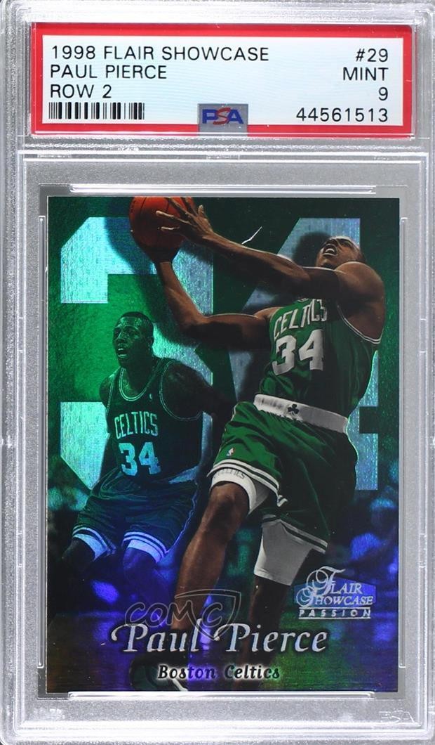 1998-99 Flair Showcase Row 2 Paul Pierce #29 PSA 9 MINT HOF 1j6