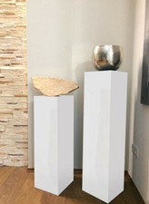 Dekosäule, Säule, Podest, Blumenständer, Sockel, Beistelltische Holz - 3 Größen