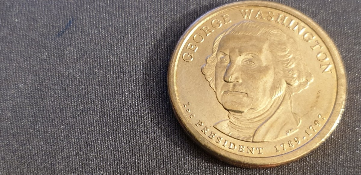 RARE * UPSIDE DOWN EDGE LETTERING * 2007 D George Washington