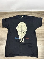 Vintage 1987 Screen Stars Rainmakers Tornado T-Shirt Men’s L Black Graphic Tee