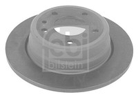 2X Febi Bilstein 10754 Bremsscheibe Hinten FüR BMW