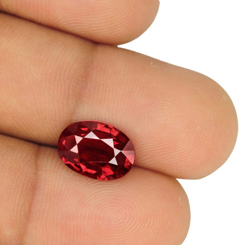 Spinello BURMA Certificato IGI 3,41 Cts Naturale Non Trattato Marrone Scuro Rosso Arancio - Foto 3 di 4