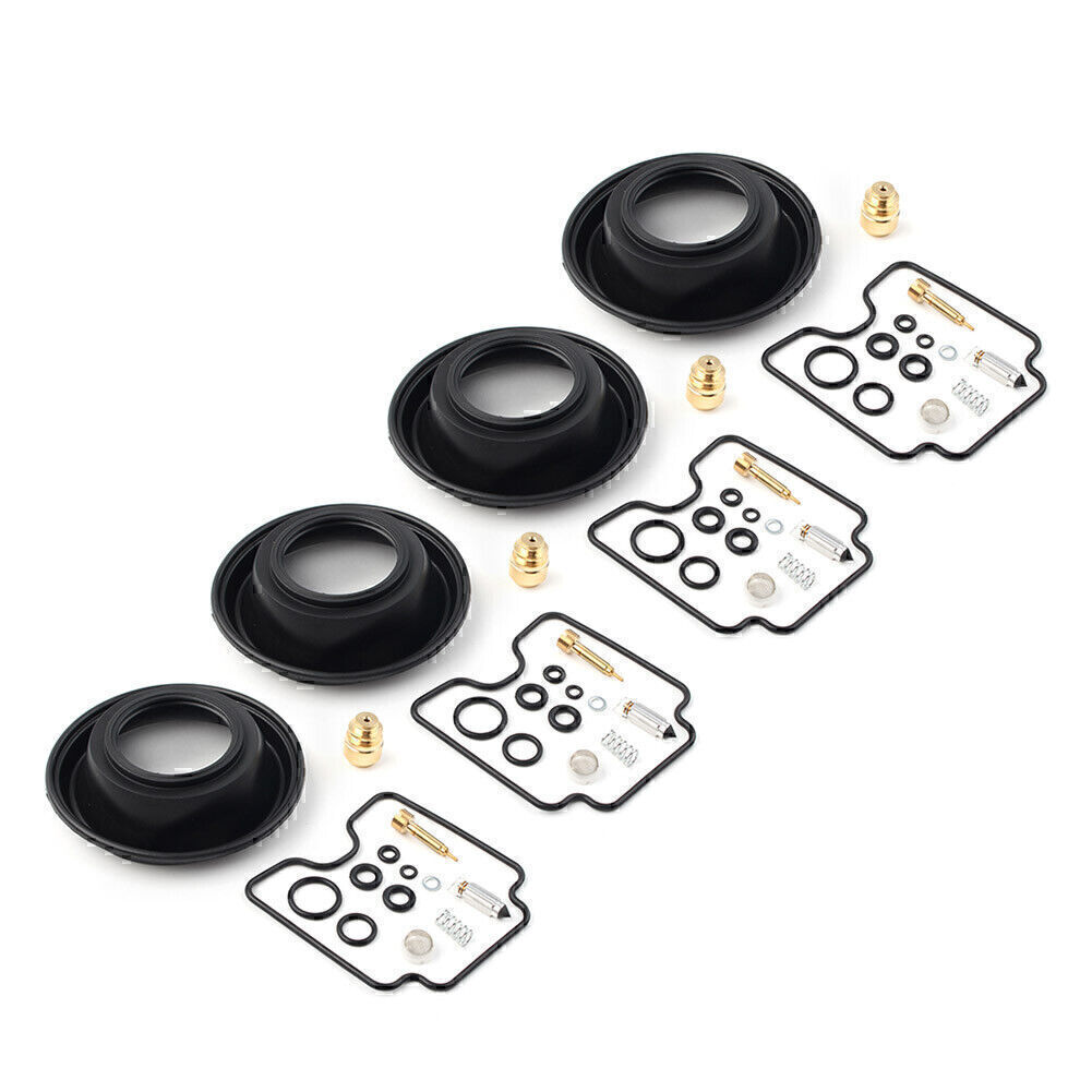 4 For Suzuki GSF1200 S Bandit 2001-2005 Carburetor Rebuild Kit Plunger Diaphragm