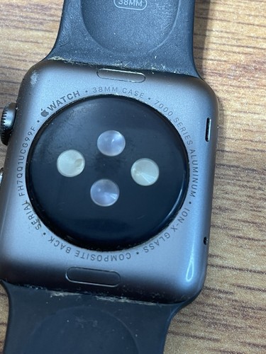 Apple Watch Series 7000 Unisex Black Strap Digital Dial Touch Screen Smartwatch - Picture 3 of 3